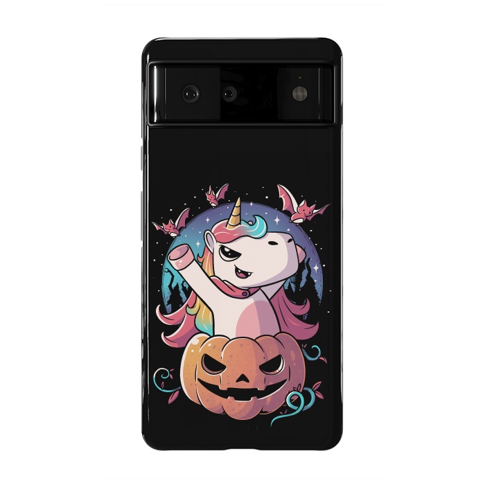 Pixel 6 StrongFit Spooky Unicorn Funny Cute Magic Halloween by eduely