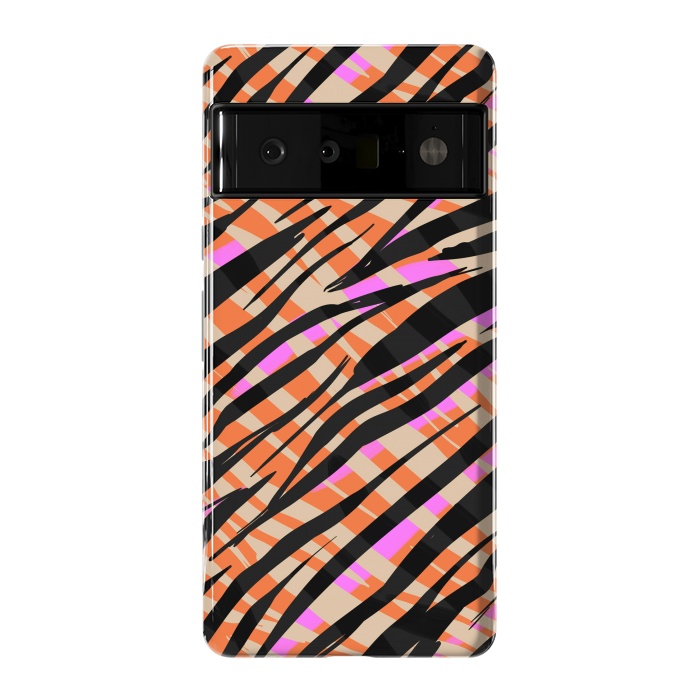 Pixel 6 Pro StrongFit Tiger skin by Laura Grant