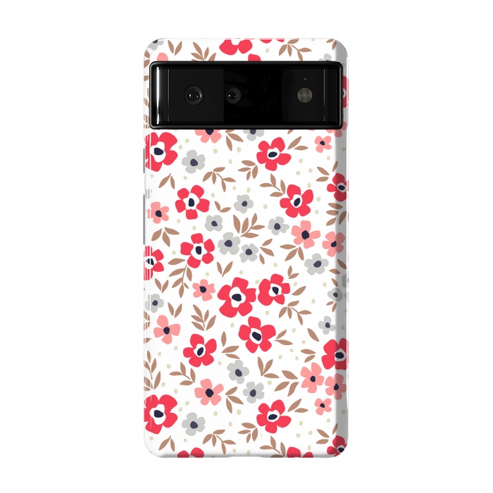 Pixel 6 StrongFit Seamless Flowers ONE by ArtsCase