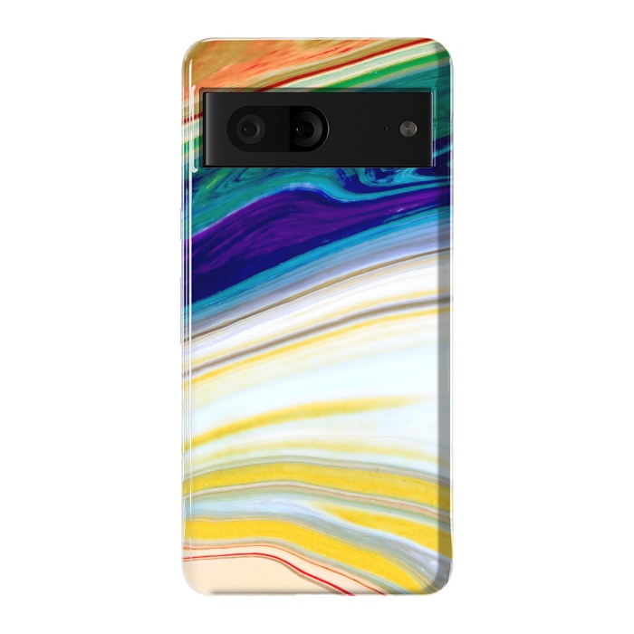 Pixel 7 StrongFit Abstract Marble Background Creative Contemporary Liquid Design by ArtsCase