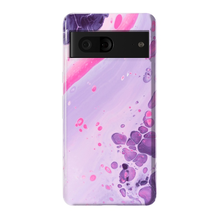 Pixel 7 StrongFit Pink and Purple Waves by ArtsCase