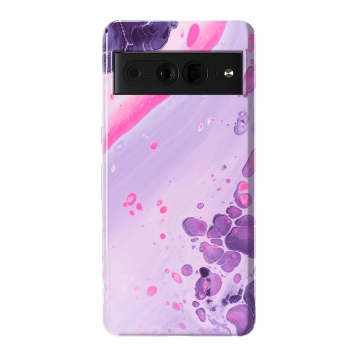 Pixel 7 Pro StrongFit Pink and Purple Waves by ArtsCase