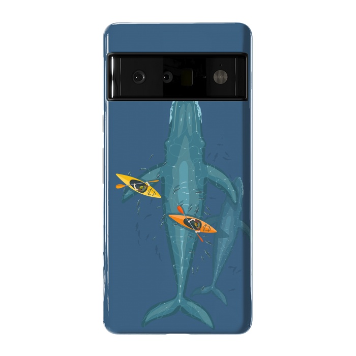 Pixel 6 Pro StrongFit Canoes on whale family by Alberto