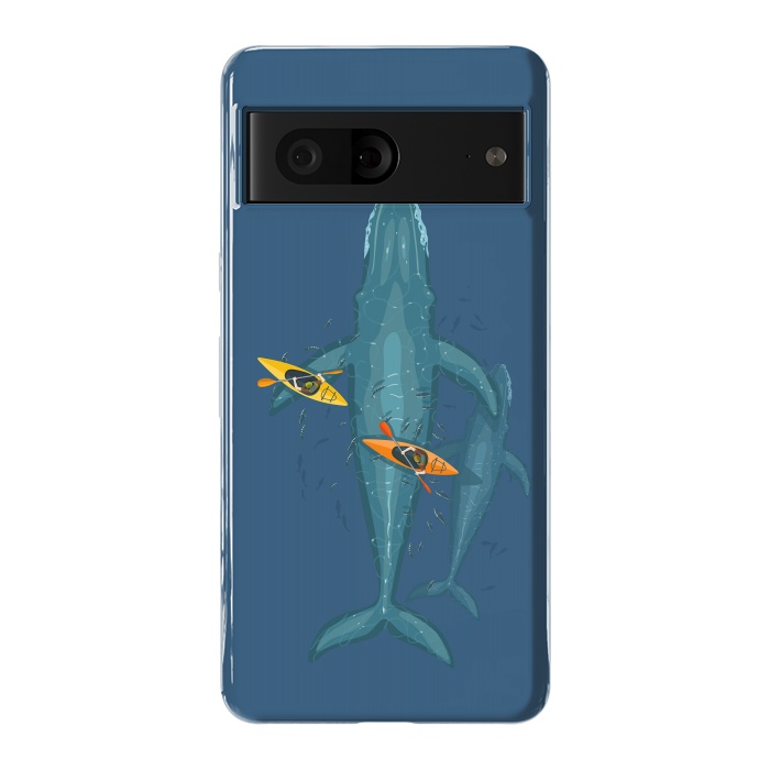 Pixel 7 StrongFit Canoes on whale family by Alberto