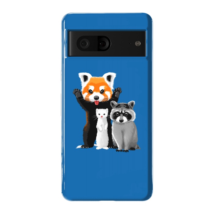 Pixel 7 StrongFit Raccoon, ferret and red panda by Alberto