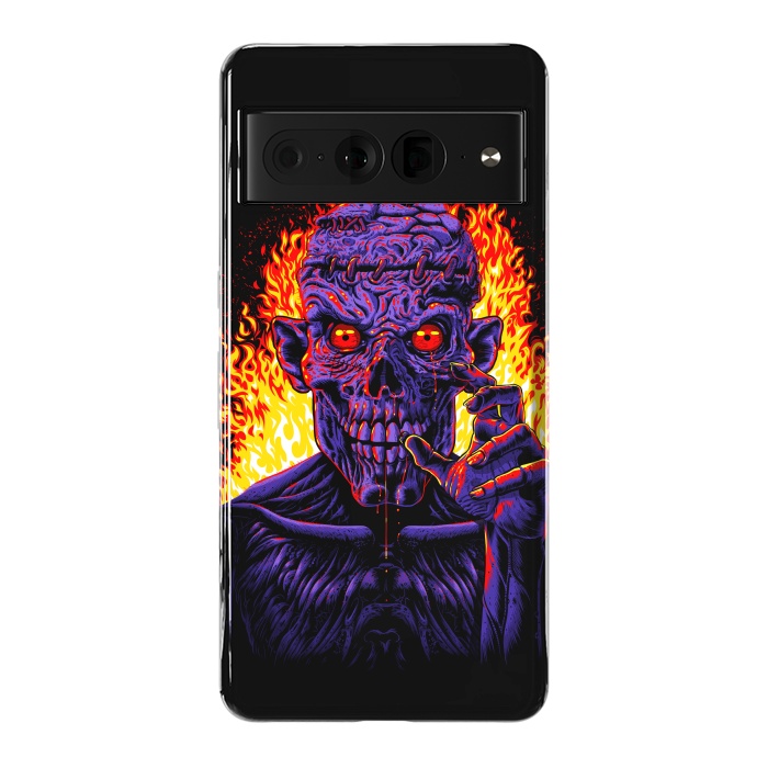 Pixel 7 Pro StrongFit Zombie in flames by Alberto