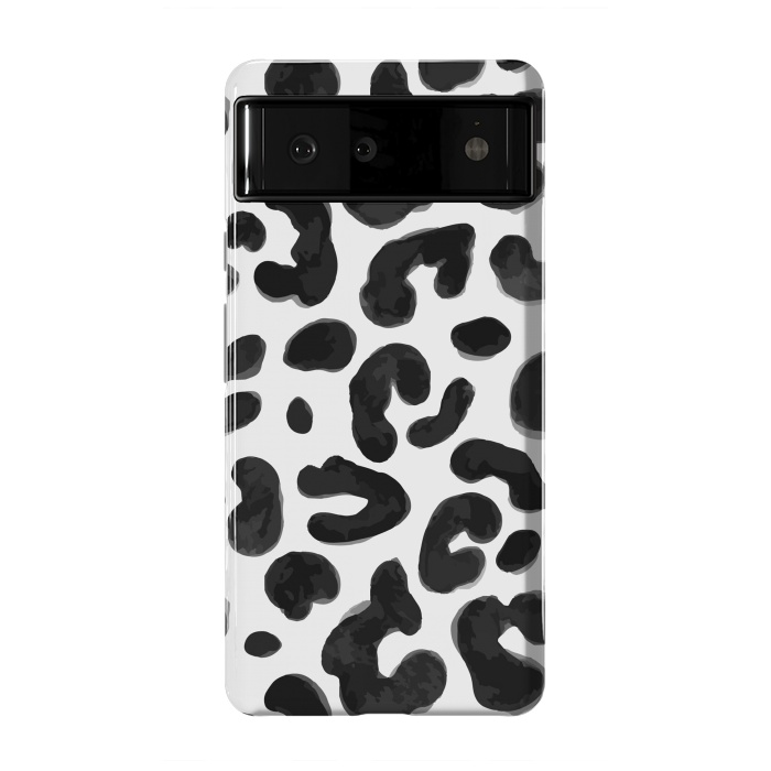 Pixel 6 StrongFit Black Animal Print by ArtsCase