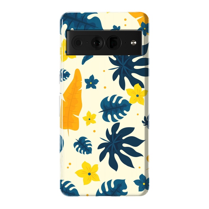 Pixel 7 Pro StrongFit Tropical Leaves Floral by ArtsCase