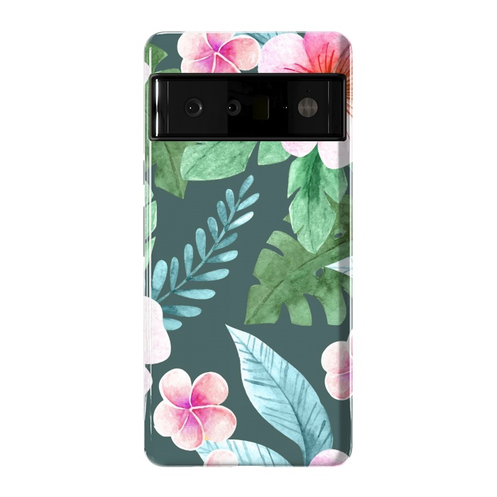 Pixel 6 Pro StrongFit Tropical Pink Floral by ArtsCase