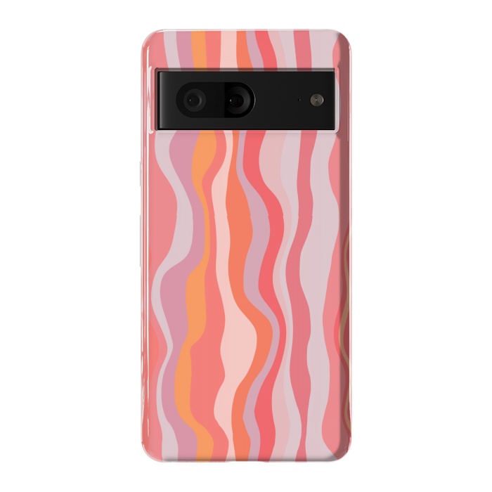 Pixel 7 StrongFit Melted Marrakesh Stripes by Nic Squirrell
