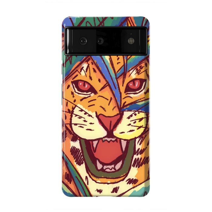 Pixel 6 StrongFit The jungle cat by Steve Wade (Swade)