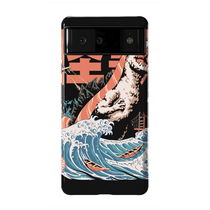 Pixel 6 StrongFit Dino Sushi by Ilustrata