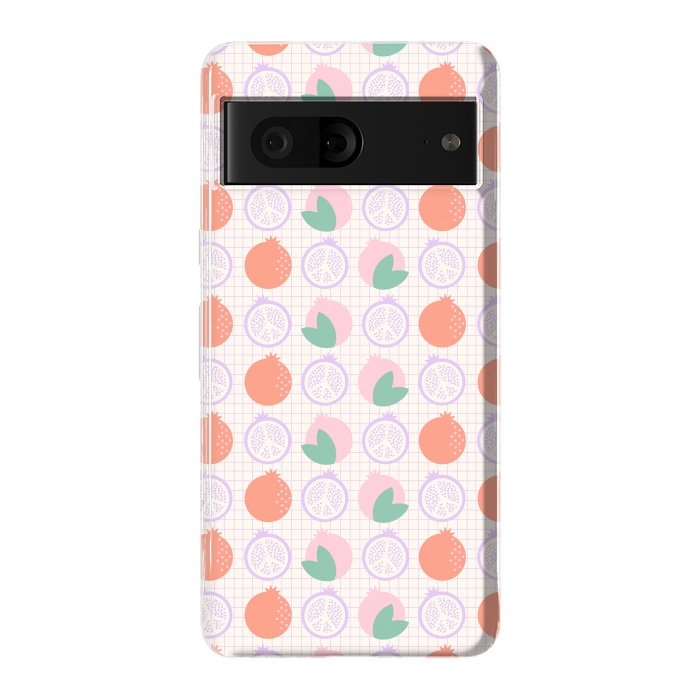 Pixel 7 StrongFit Pastels Peaceful Pomegranate by ArtPrInk