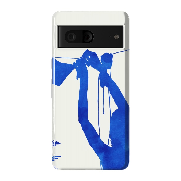 Pixel 7 StrongFit Blue Nude Vacay Matisse by Uma Prabhakar Gokhale