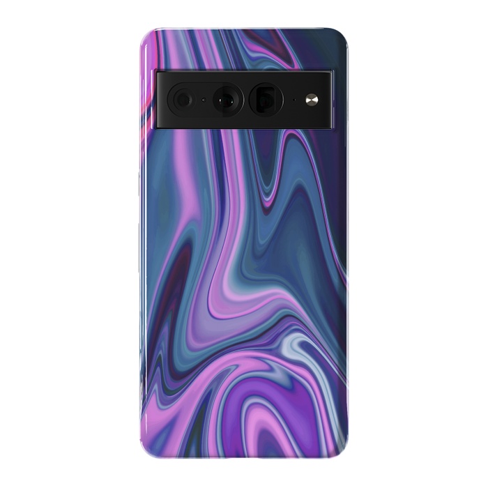 Pixel 7 Pro StrongFit Liquid Purple Pink and Blue Colors by ArtsCase