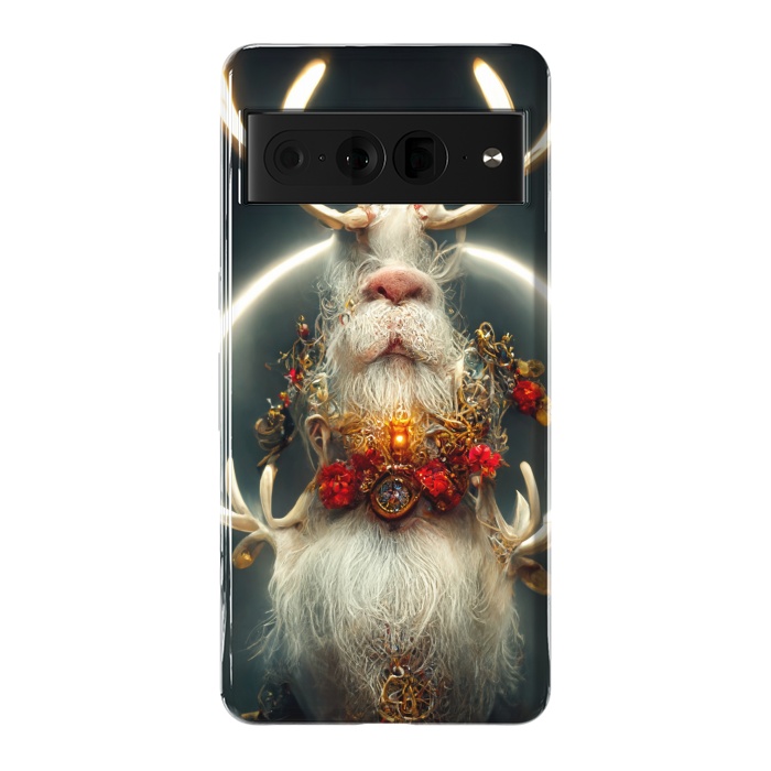 Pixel 7 Pro StrongFit Santa reindeer by haroulita