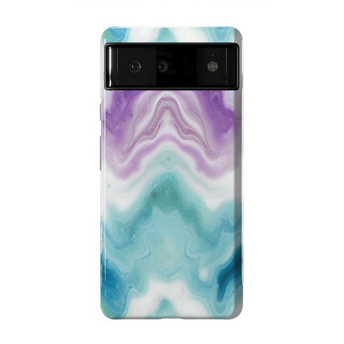 Pixel 6 StrongFit Wavy marble  by Winston