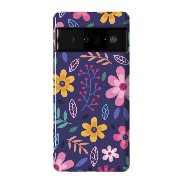 Pixel 6 Pro StrongFit Pink Flowers for You  by ArtsCase