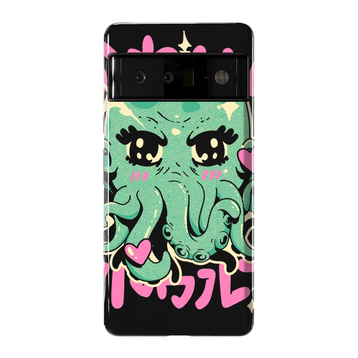 Pixel 6 Pro StrongFit Cutethulhu Loves by Ilustrata