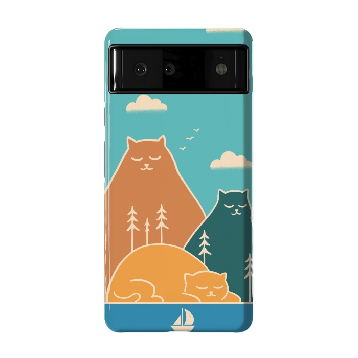 Pixel 6 StrongFit Cats mountains nature by Coffee Man