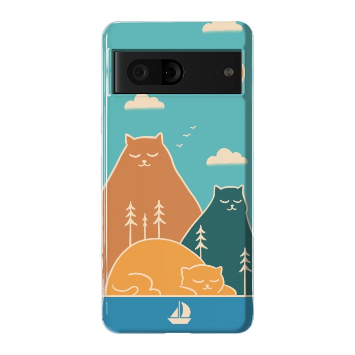 Pixel 7 StrongFit Cats mountains nature by Coffee Man