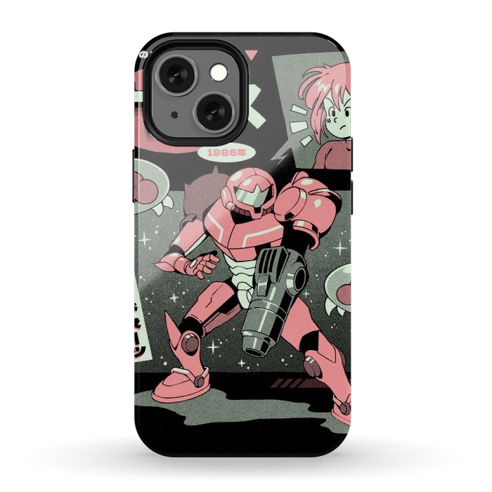 iPhone 13 mini StrongFit Bounty Hunter From Space by Ilustrata