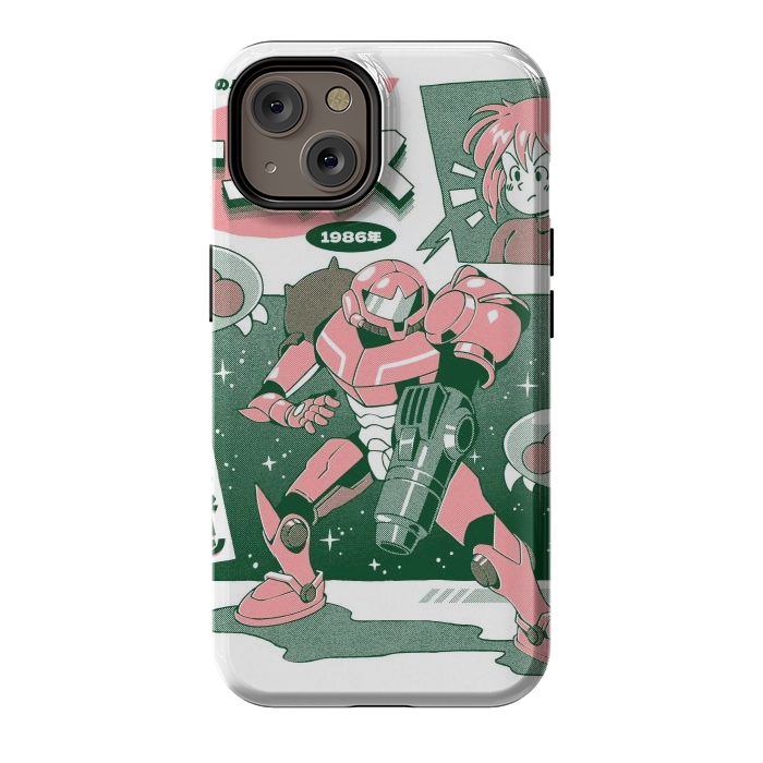 iPhone 14 StrongFit Bounty Hunter From Space - White by Ilustrata