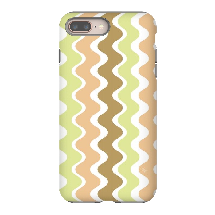 iPhone 7 plus StrongFit Retro Waves by Martina