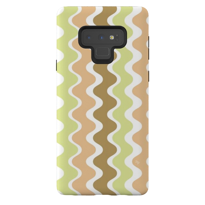 Galaxy Note 9 StrongFit Retro Waves by Martina