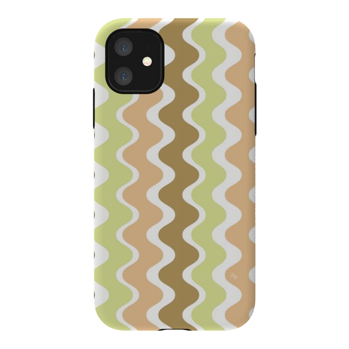 iPhone 11 StrongFit Retro Waves by Martina