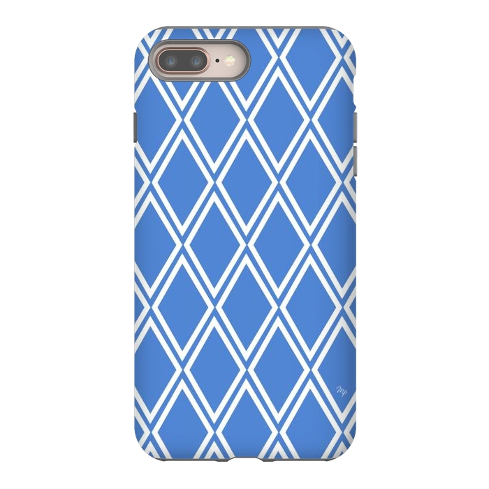iPhone 8 plus StrongFit Blue Elegance by Martina