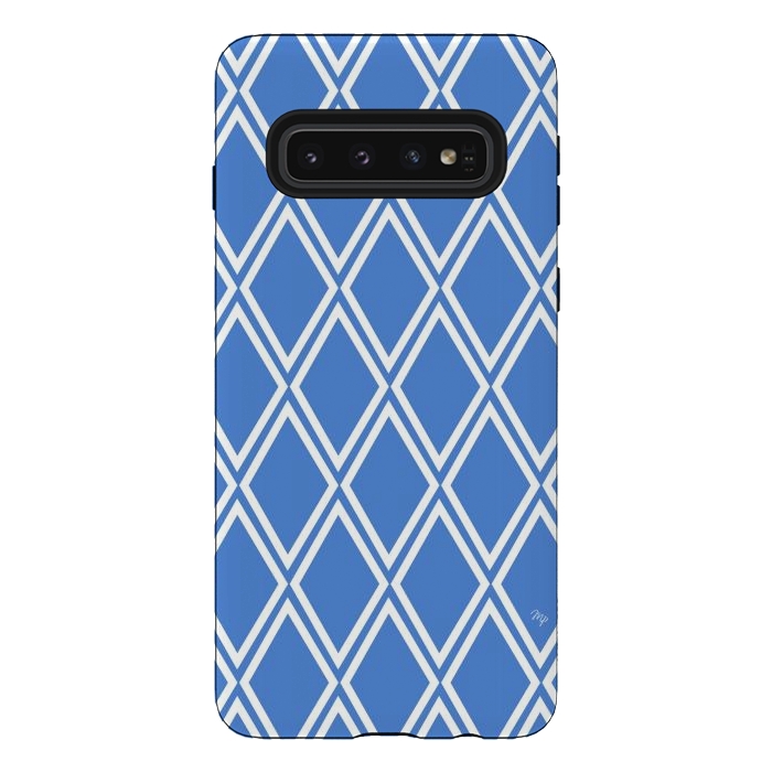 Galaxy S10 StrongFit Blue Elegance by Martina