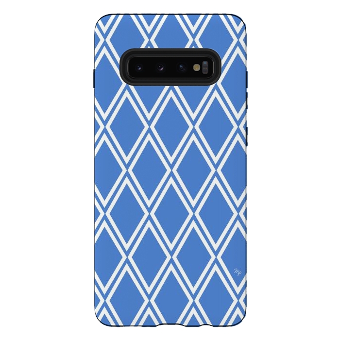 Galaxy S10 plus StrongFit Blue Elegance by Martina