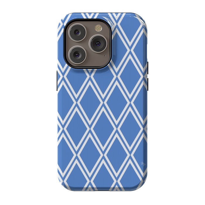 iPhone 14 Pro StrongFit Blue Elegance by Martina