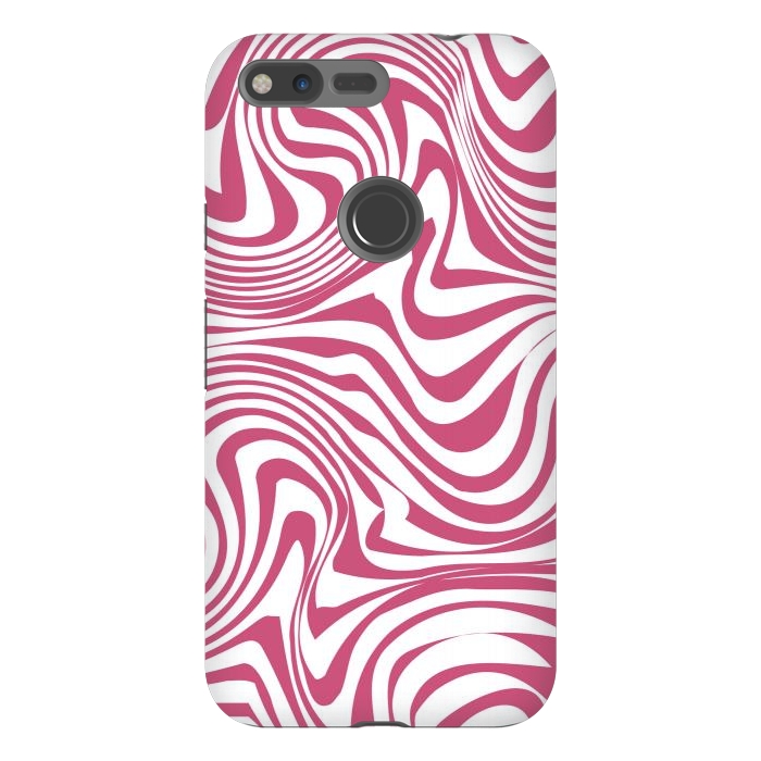 Pixel XL StrongFit Retro pink waves by Martina