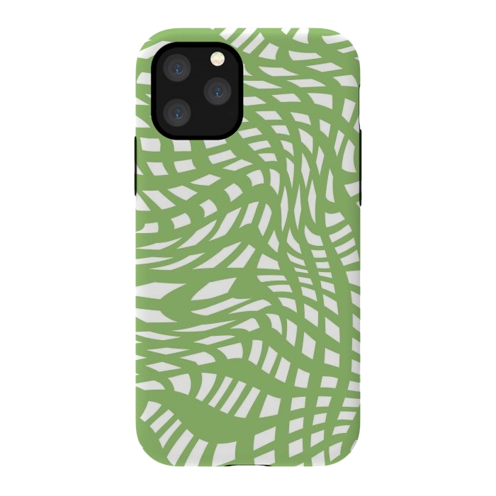 iPhone 11 Pro StrongFit Modern retro green graphics by Martina