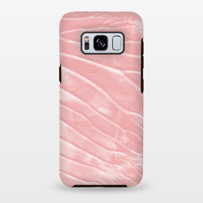 Galaxy S8 plus StrongFit Elegant Organic pink paint by Martina