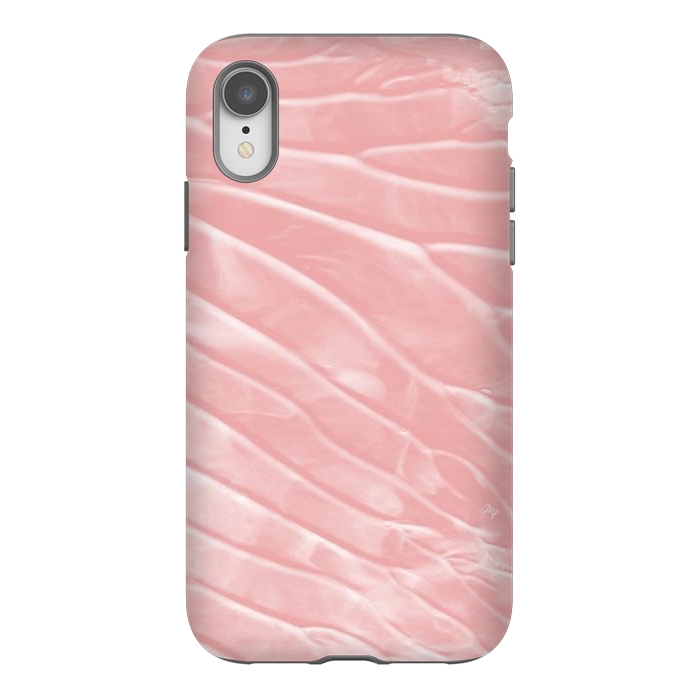 iPhone Xr StrongFit Elegant Organic pink paint by Martina