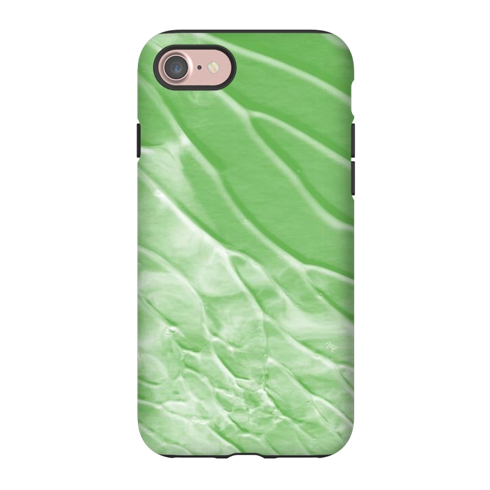 iPhone 7 StrongFit Modern organic green paint by Martina