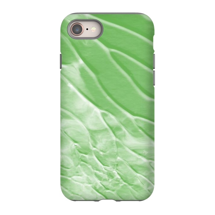 iPhone 8 StrongFit Modern organic green paint by Martina