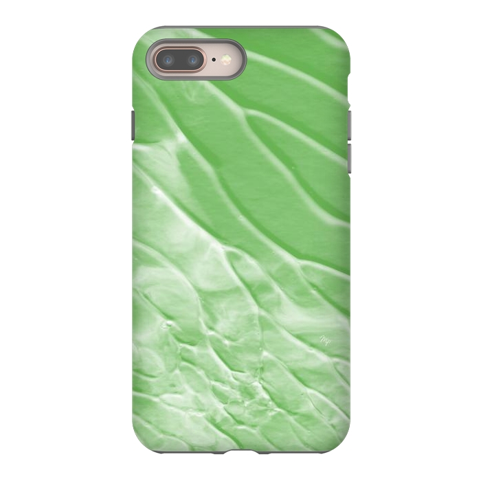 iPhone 8 plus StrongFit Modern organic green paint by Martina