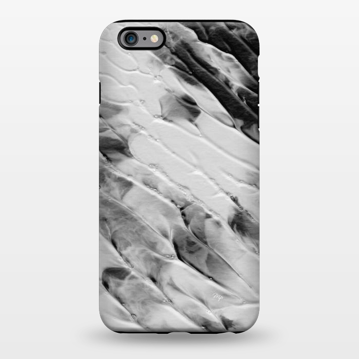 iPhone 6/6s plus StrongFit Modern organic black and white paint by Martina
