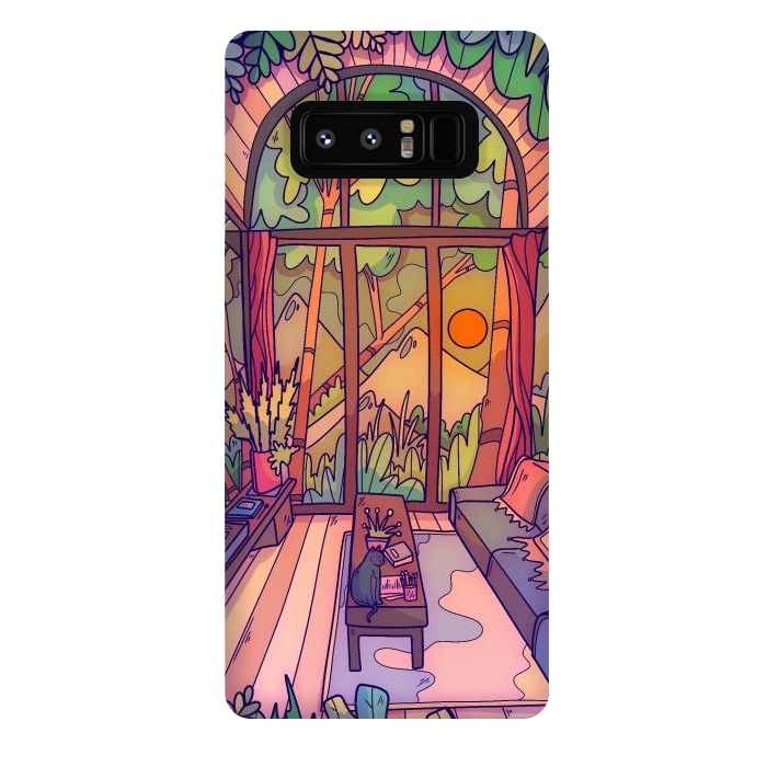 Galaxy Note 8 StrongFit My forest home by Steve Wade (Swade)