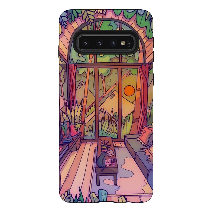 Galaxy S10 StrongFit My forest home by Steve Wade (Swade)