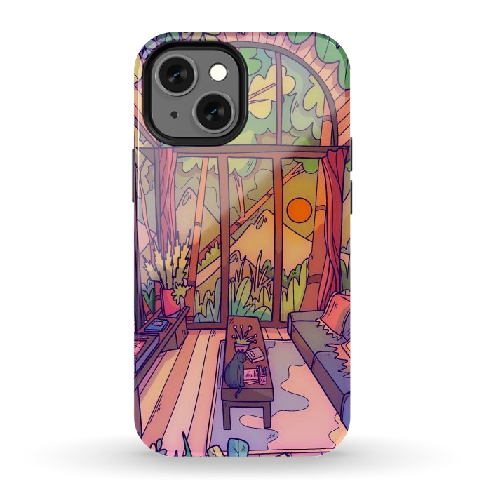 iPhone 13 mini StrongFit My forest home by Steve Wade (Swade)