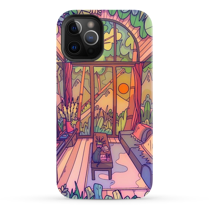 iPhone 12 Pro Max StrongFit My forest home by Steve Wade (Swade)
