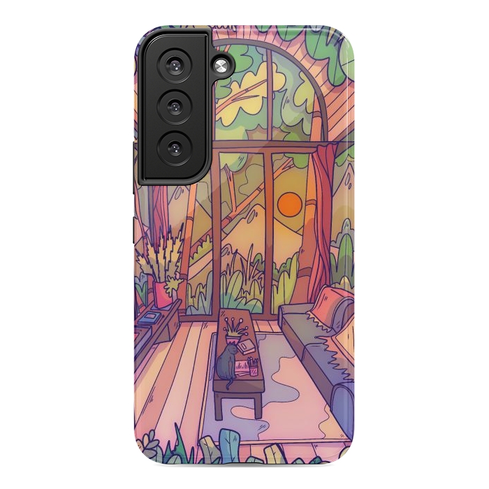 Galaxy S22 StrongFit My forest home by Steve Wade (Swade)