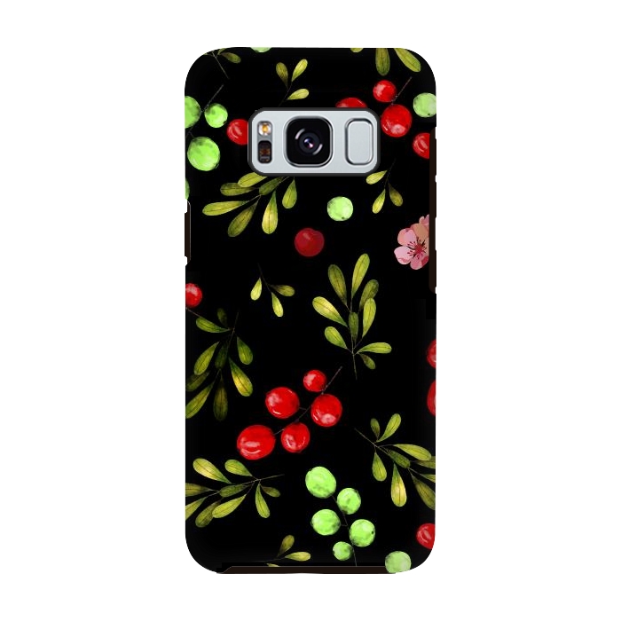 Galaxy S8 StrongFit Berries Pattern by Bledi