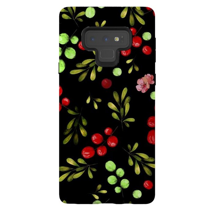 Galaxy Note 9 StrongFit Berries Pattern by Bledi