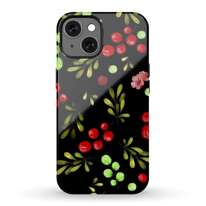 iPhone 13 StrongFit Berries Pattern by Bledi